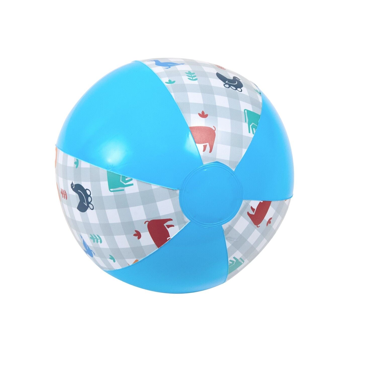 Sutton Home Fashions Blue Inflatable Beach Ball, 11.8 in.