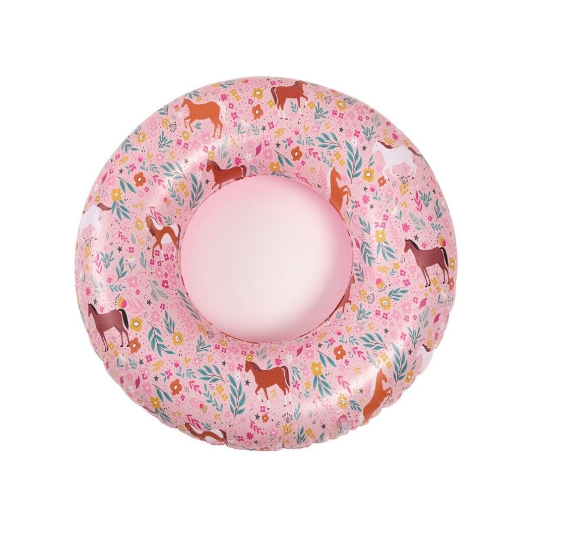 Sutton Home Fashions Pink Inflatable Swim Ring, 22 in.