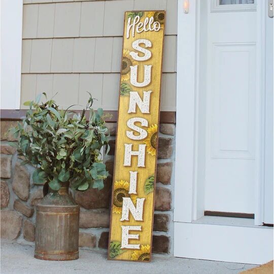 My Word! "Hello Sunshine" Porch Board