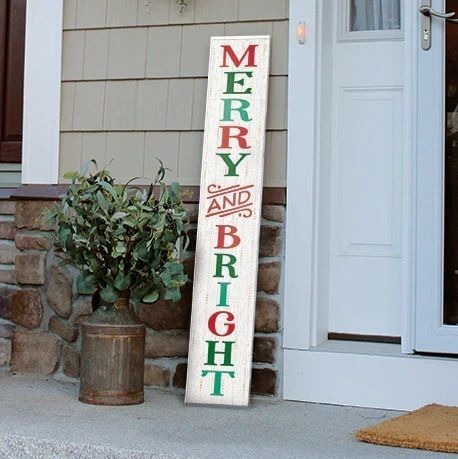 Porch Boards "Merry And Bright" Porch Board