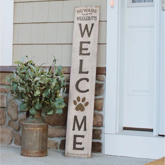 Porch Boards "Welcome Beware Wigglebutts" Porch Board