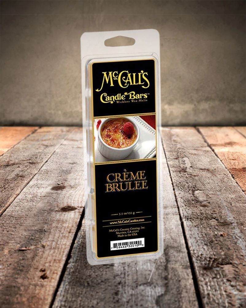 McCall's Candles Crème Brulee Candle Bars, 5.5-Oz