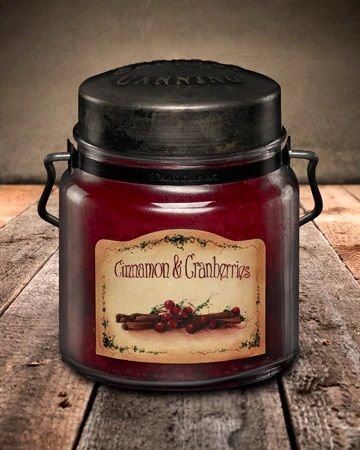 McCall's Candles Cinnamon and Cranberries Classic Candle, 16-Oz