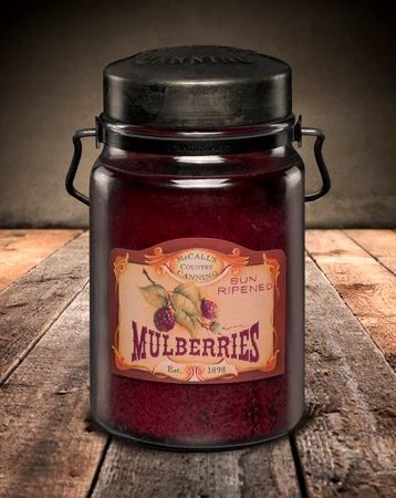 McCall's Candles Mulberry Classic Jar Candle, 26-Oz