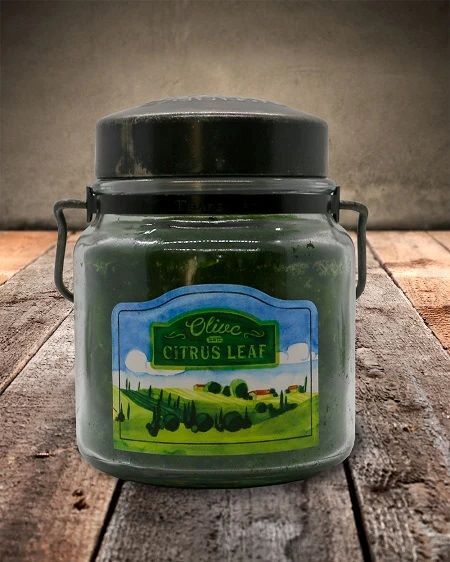 McCall's Candles Olive & Citrus Leaf Classic Jar Candle, 16-Oz