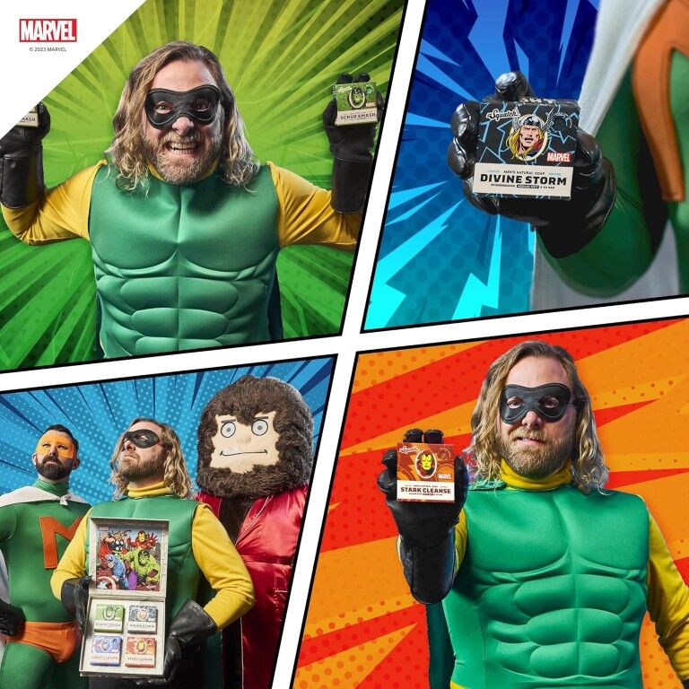 Dr. Squatch Avengers Collection, 4-Pk