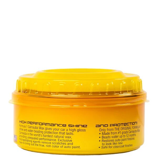 Formula1 Carnauba Paste Wax, 12-Oz