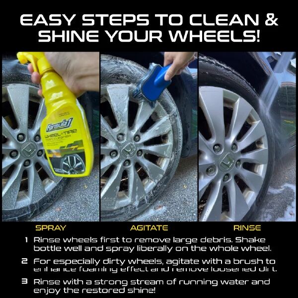 Formula1 Wheel & Tire Cleaner, 23-Oz