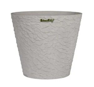 Greenship Garden Whitestone Tall Cone Gravel Planter, 12-In