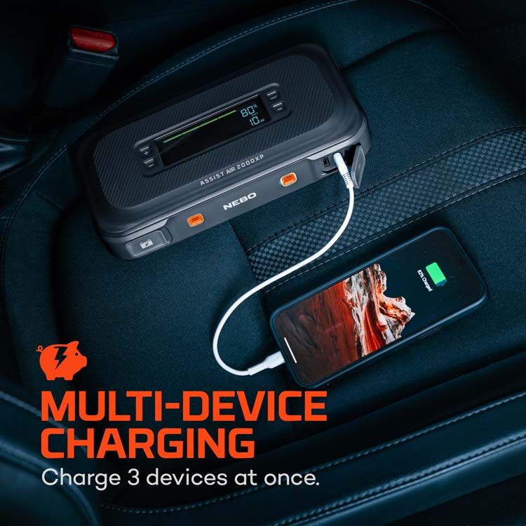 NEBO Assist Air 2000XP Jump Starter With Air Compressor