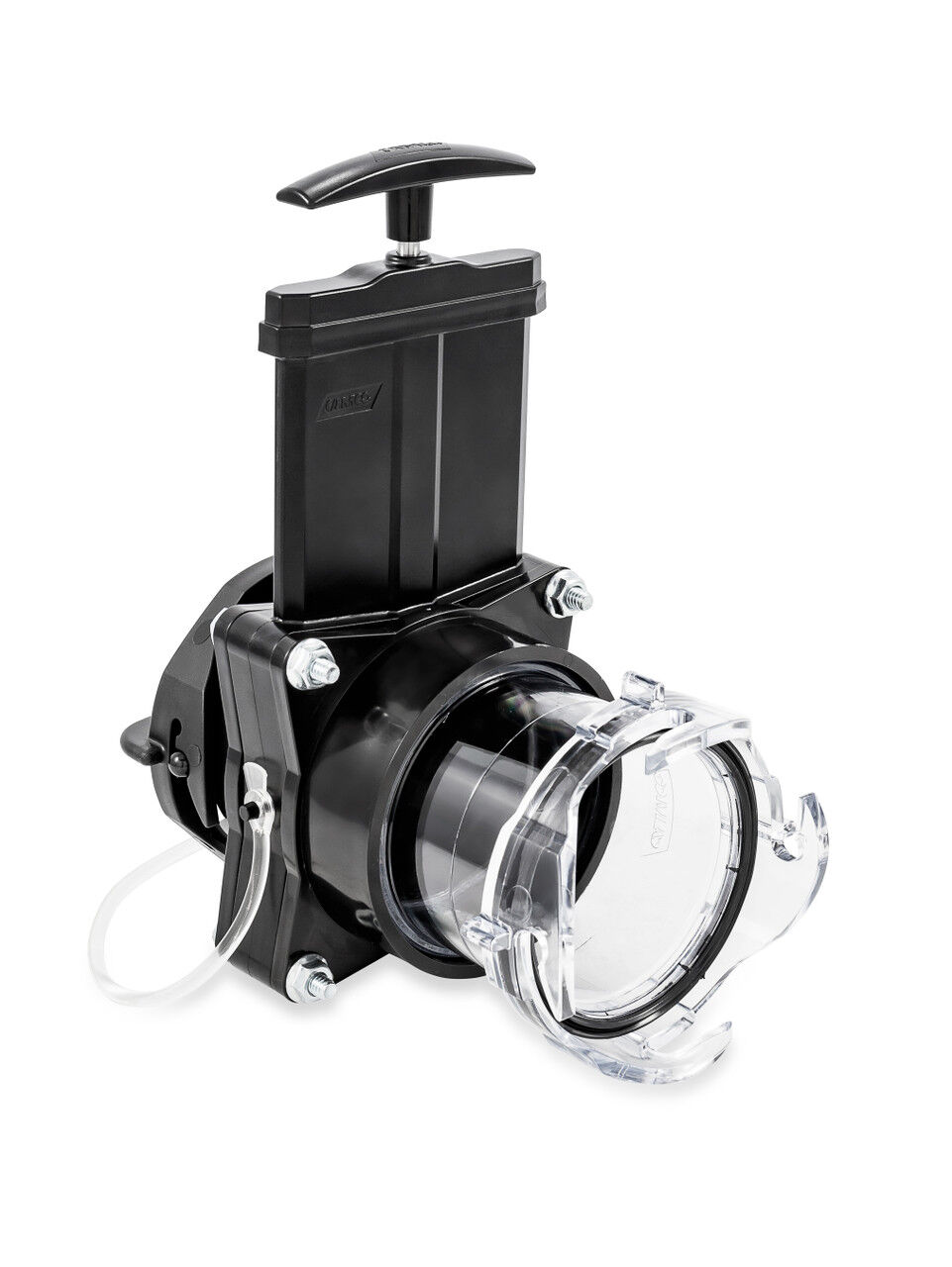 Camco RV Sewer Gate Valve With 3 1/2-In Clear Extension And Cap, 3-In