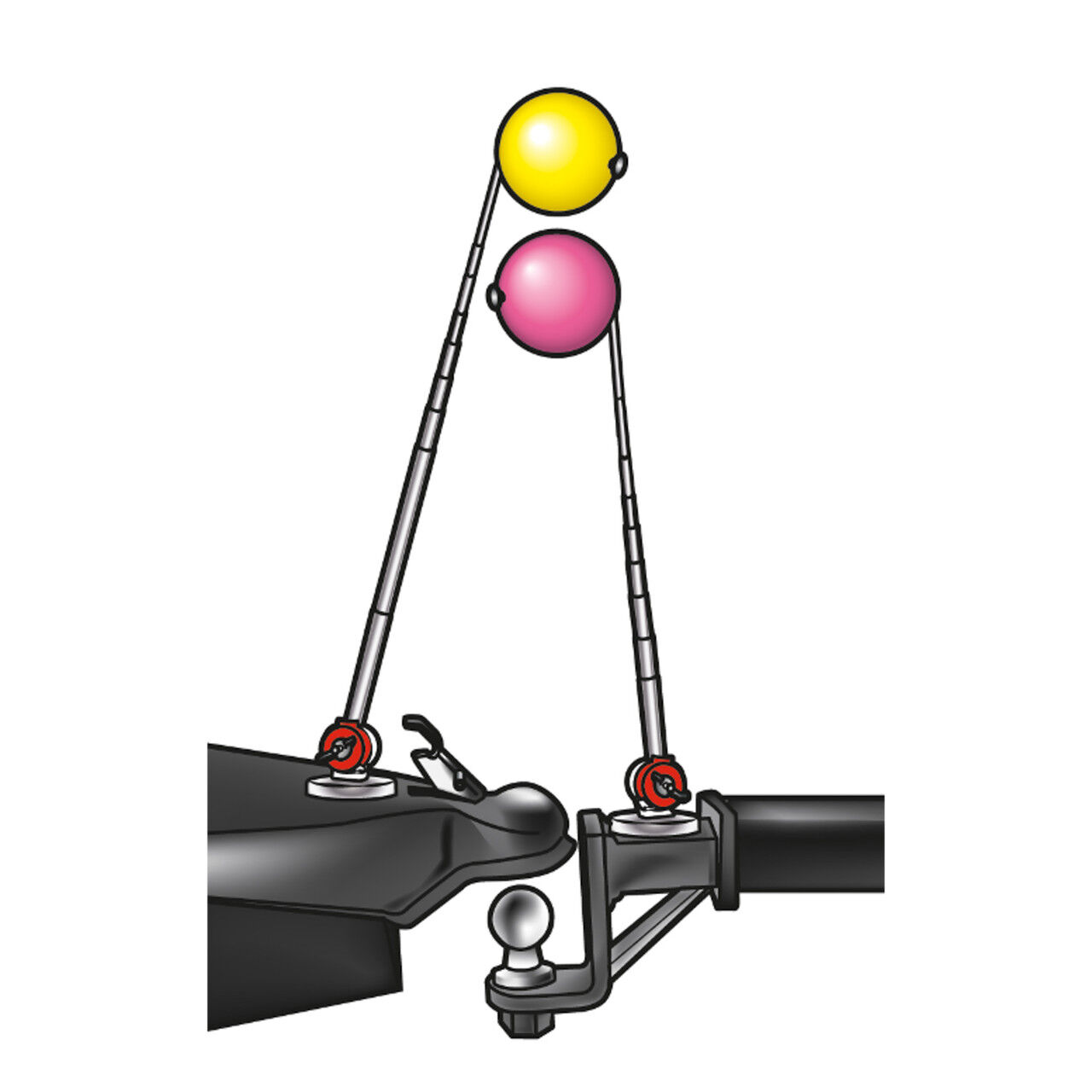 Camco Magnetic Hitch Alignment Kit, 2-Pk