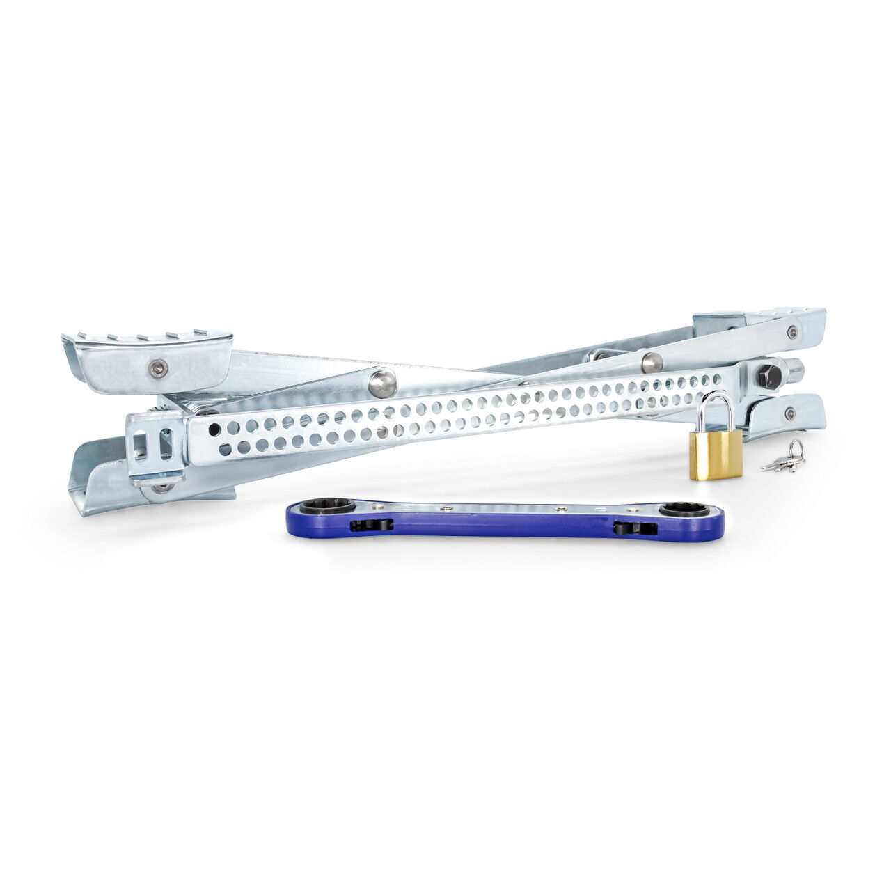 Camco EazLift Wheel Stop With Wrench And Lock