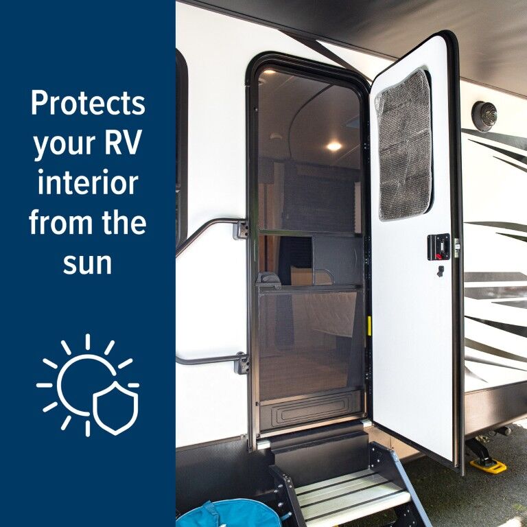Camco Reflective RV Thermal Door Window Cover