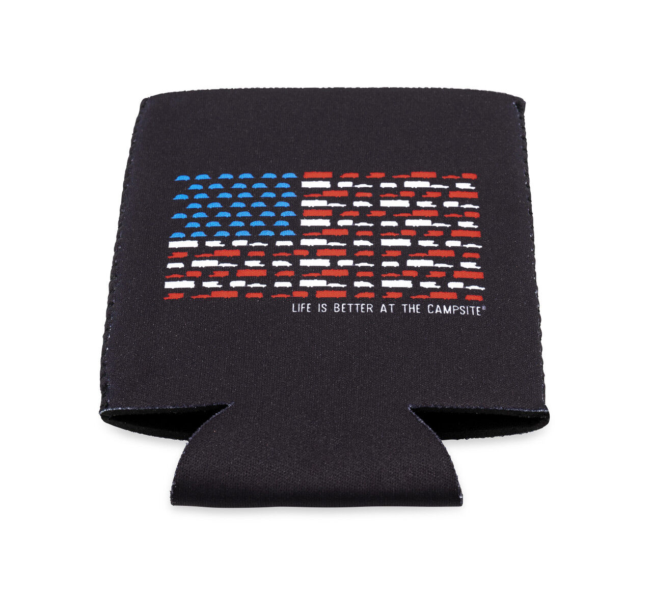 Camco Life Is Better At The Campsite Patriotic Flag Can Holder