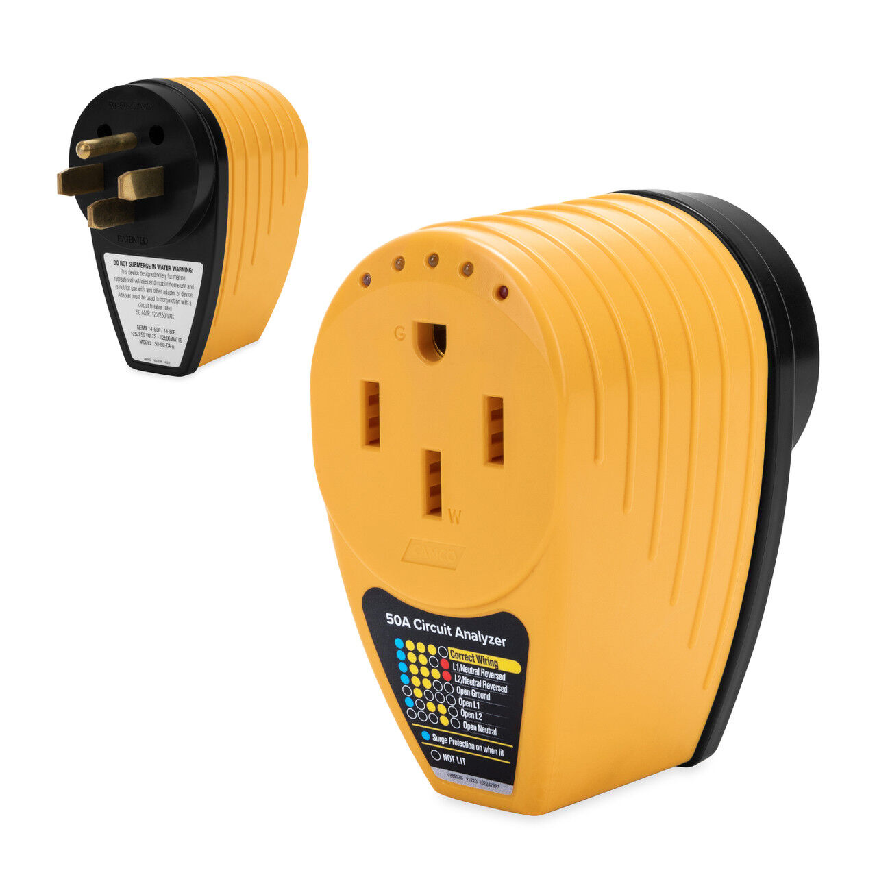 Camco Power Grip RV Circuit Analyzer, 50-A