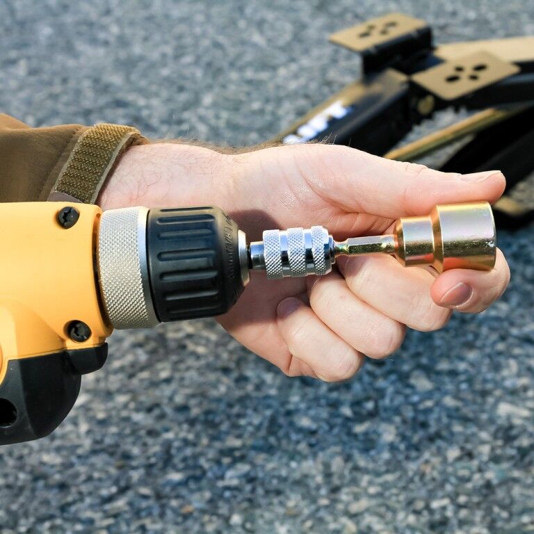 Camco Scissor Jack Socket With Quick Connect Hex Shank, 3/4-In