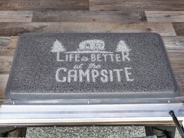 Camco Grey Life Is Better At The Campsite Scrub Rug