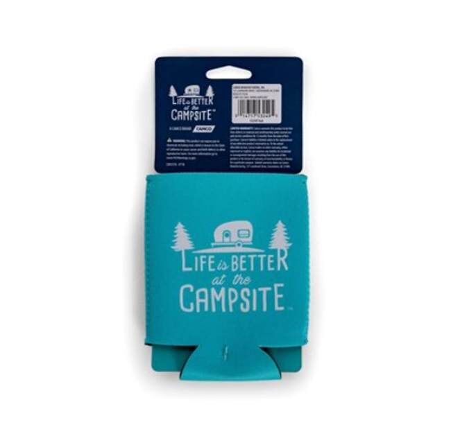 Camco Life is Better at the Campsite Teal Can Holder