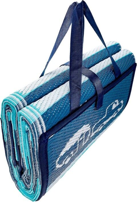 Camco Life is Better at The Campsite Reversible RV Pattern Handy Mat, 60-In x 78-In