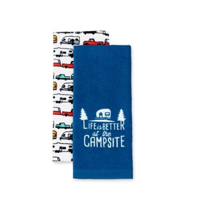 Camco Life is Better at the Campsite Dish Towel Set