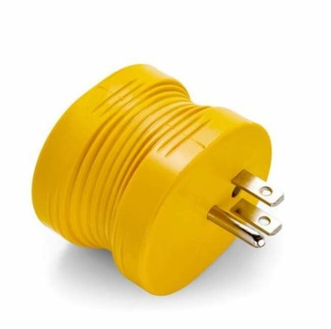 Camco 15Am / 30Af Power Grip Adapter - 125V / 1875W Bilingual Csa