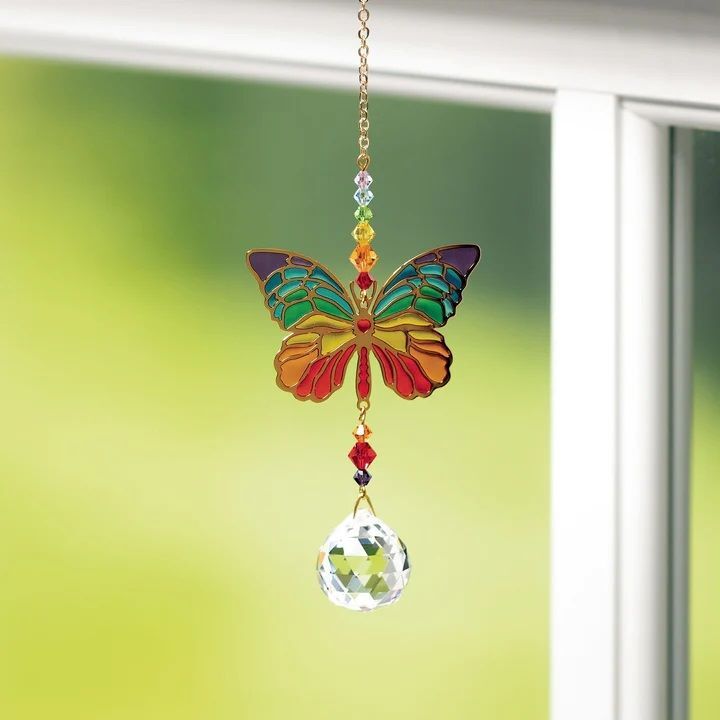 Woodstock Chimes Crystal Dreams, Butterfly