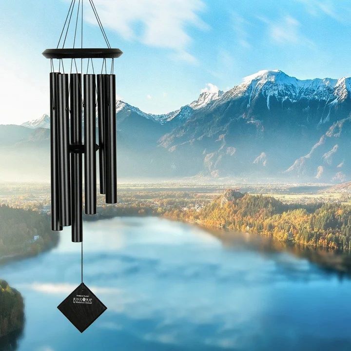 Woodstock Chimes Black Encore Chimes of Pluto