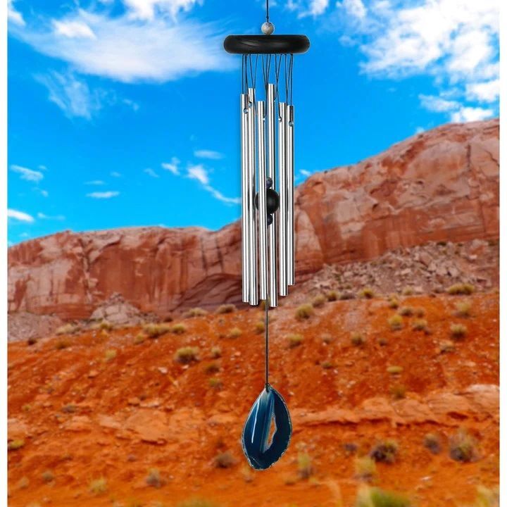 Woodstock Chimes Blue Agate Chime