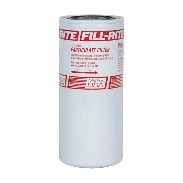 Fill-Rite 10 Micron Particulate Filter, 1-In 12UNF, 25 GPM