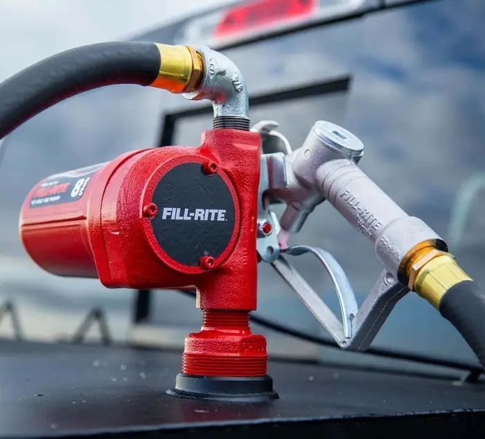 Fill-Rite 12V DC Fuel Transfer Pump with Nozzle, 8-GPM