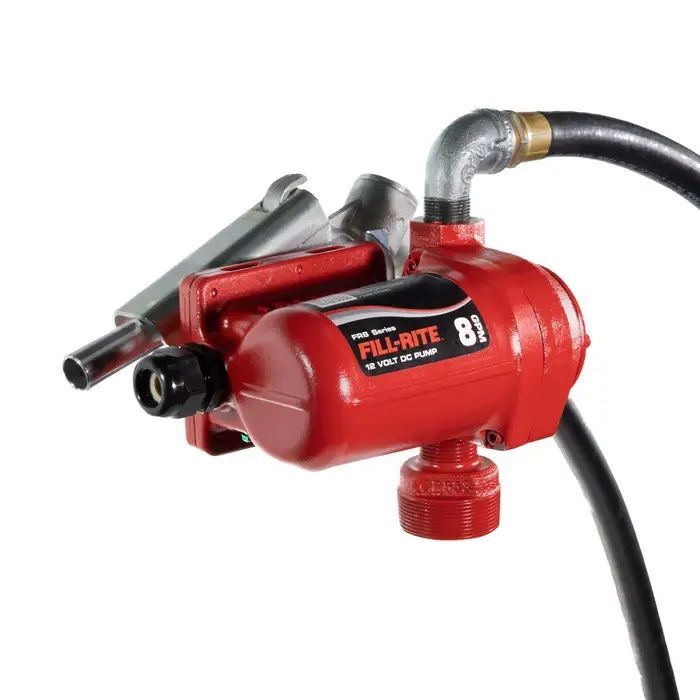 Fill-Rite 12V DC Fuel Transfer Pump with Nozzle, 8-GPM