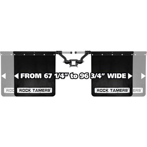 Rock Tamers Mudflap System Trailer Hitch Attachment For 2-In Hub