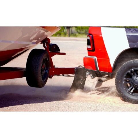 Rock Tamers Black Mudflap System, 3-In