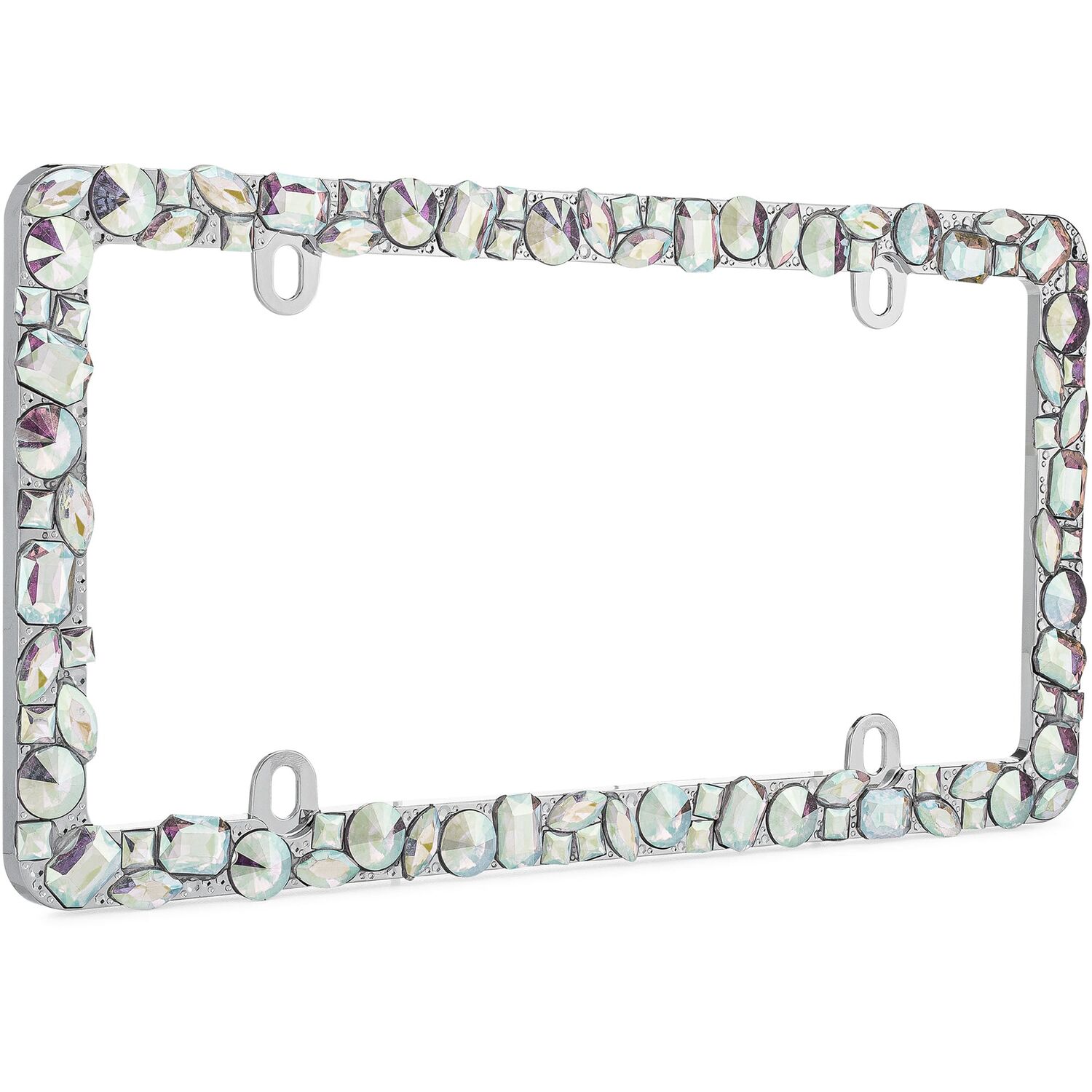 Cruiser Accessories Dazzle License Plate Chrome Frame