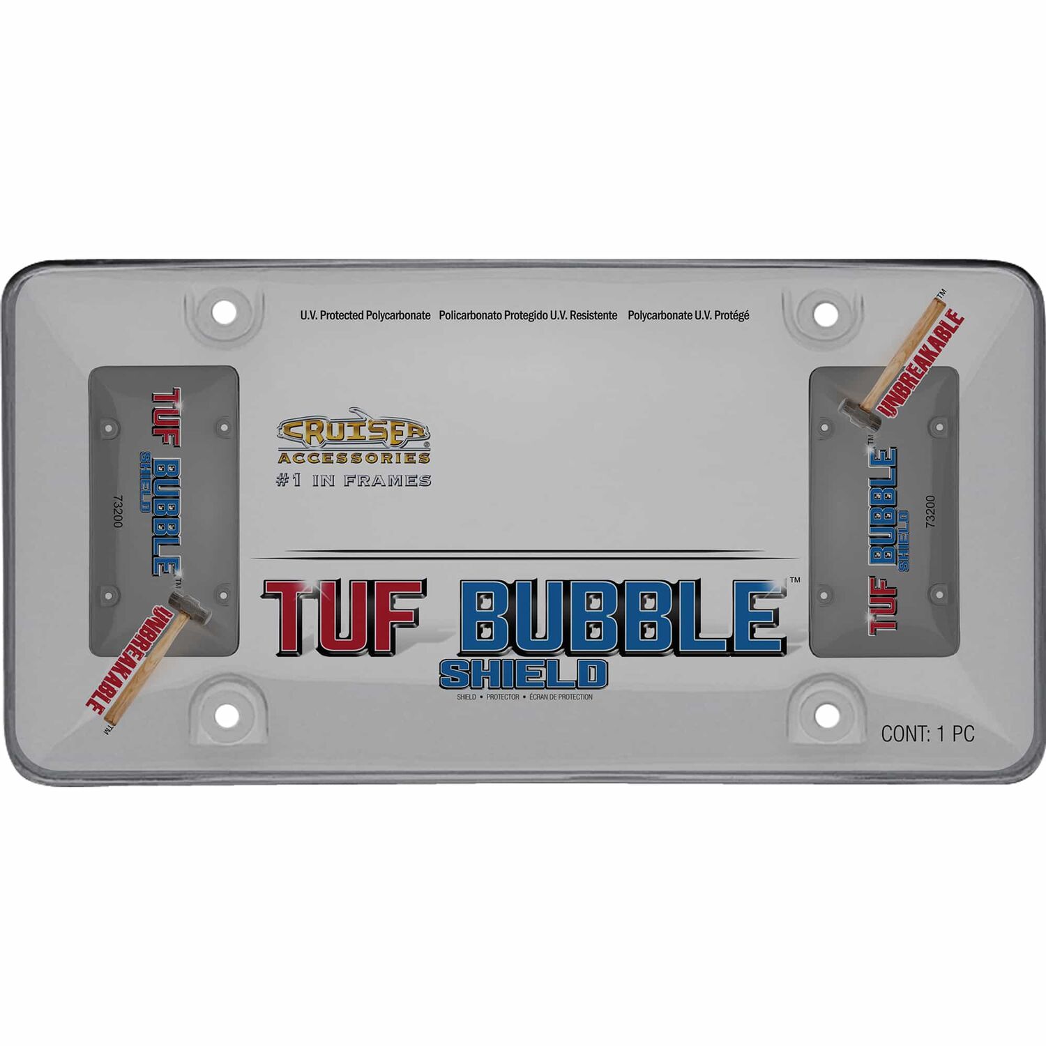 Cruiser Accessories Smoke Tuf Bubble Shield