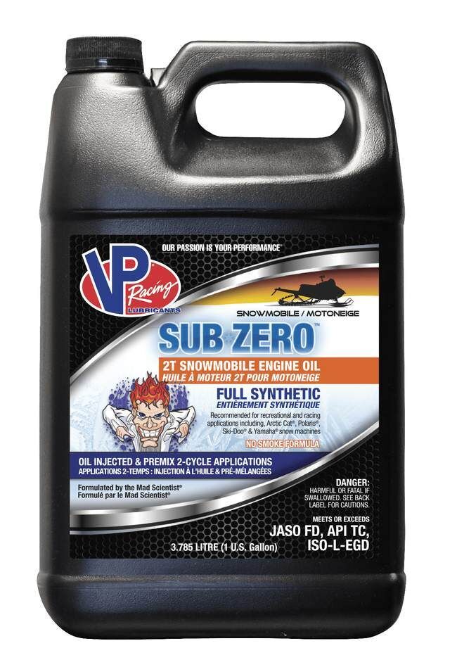 VP Racing Sub-Zero 2-Stroke Snowmobile Oil, 1-Gal