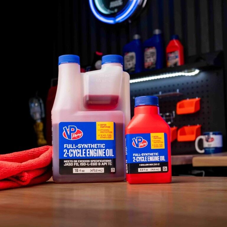 VP Racing Full-Synthetic 2-Cycle Oil For Small Engines, 2.6-Oz