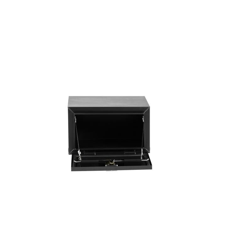 Crescent Black Steel Underbed Box, 24-In x 18-In x 18-In