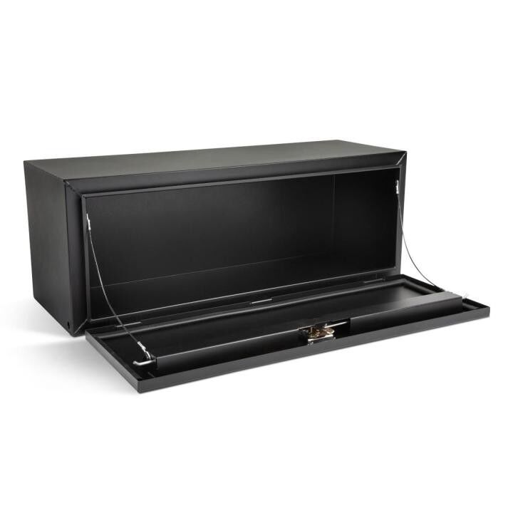 Crescent Black Steel Underbed Box, 48-In x 18-In x 18-In