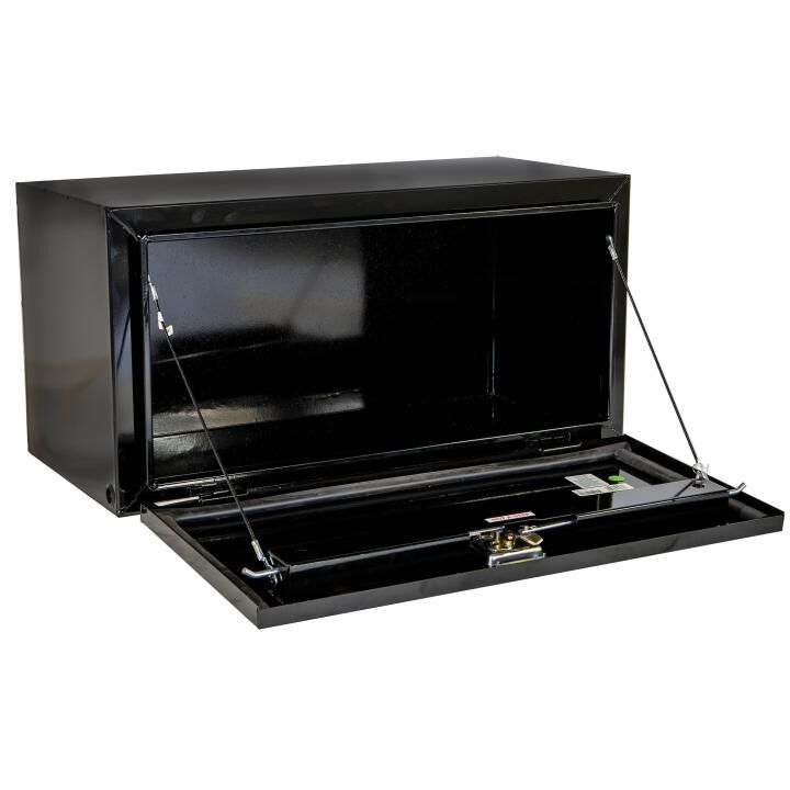 Crescent Black Steel Underbed Box, 48-In x 18-In x 18-In