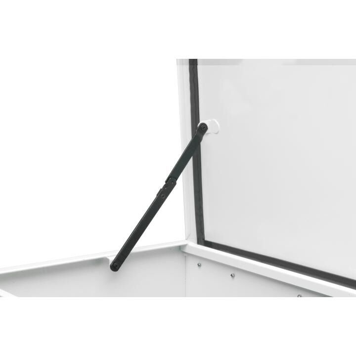 Crescent White Steel Portable Truck Chest with Mounting Base Plates, 32-In