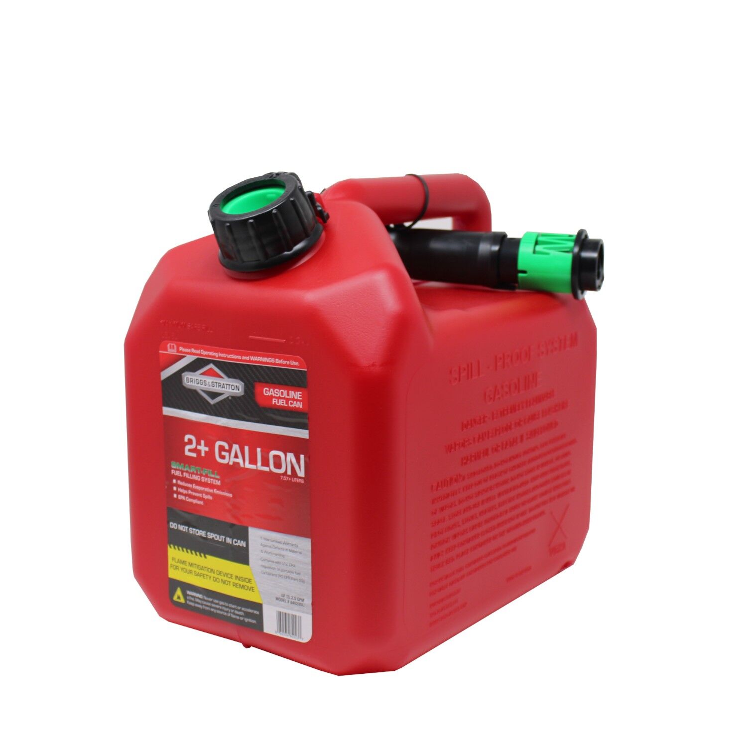 Garage Boss Briggs & Stratton SMART-FILL Gas Can, 2+ gal.