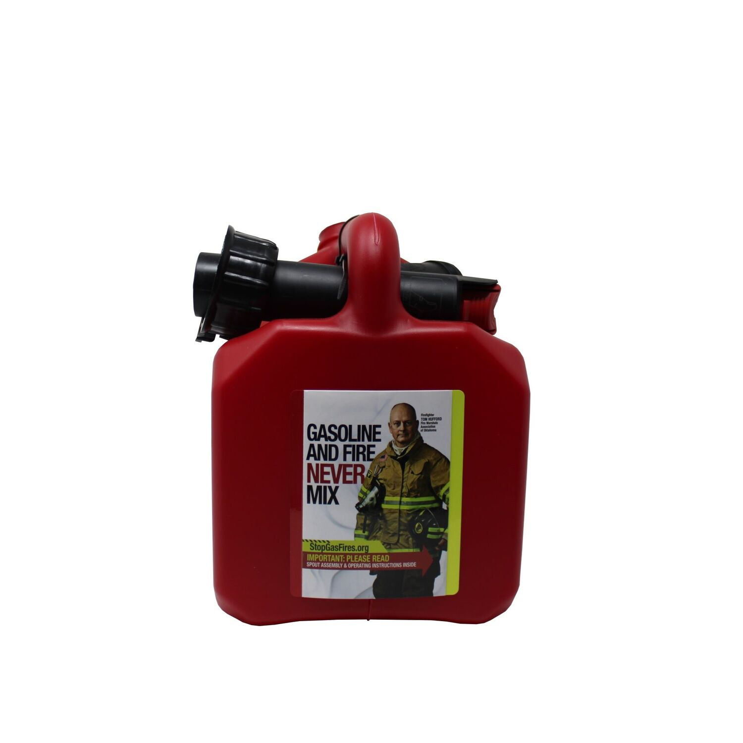 Briggs & Stratton Press 'N Pour Gas Can, 1-Gal