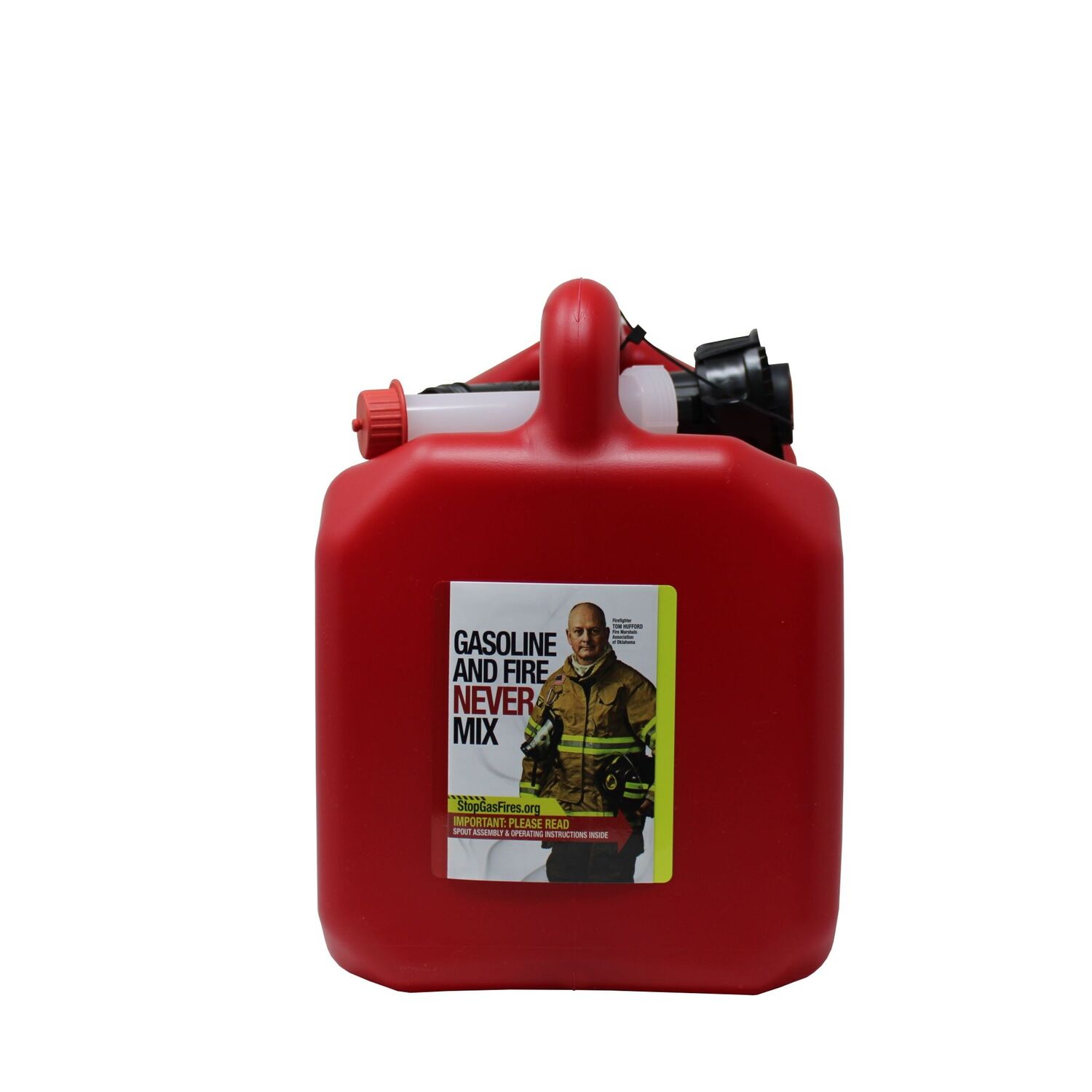Briggs & Stratton Press 'N Pour Gas Can, 2-Gal
