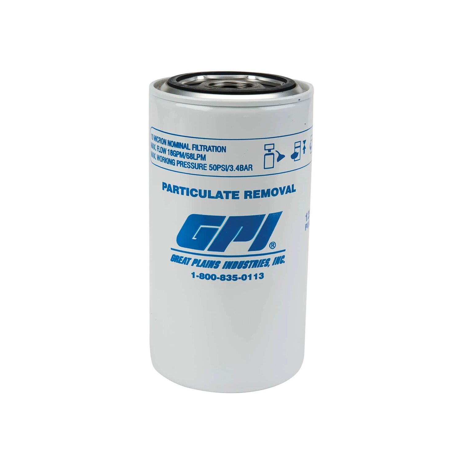 GPI 18 GPM, 10 Micron Particulate Filter