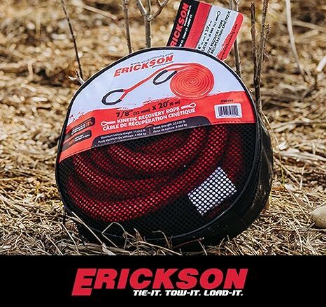 Erickson Kinetic Heavy Duty Recovery Rope, 7/8-In X 20-Ft