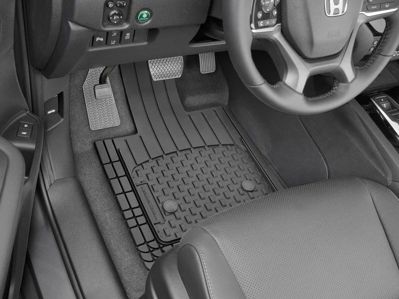 WeatherTech Black Trim-To-Fit- Floor Mat, 4-Pk