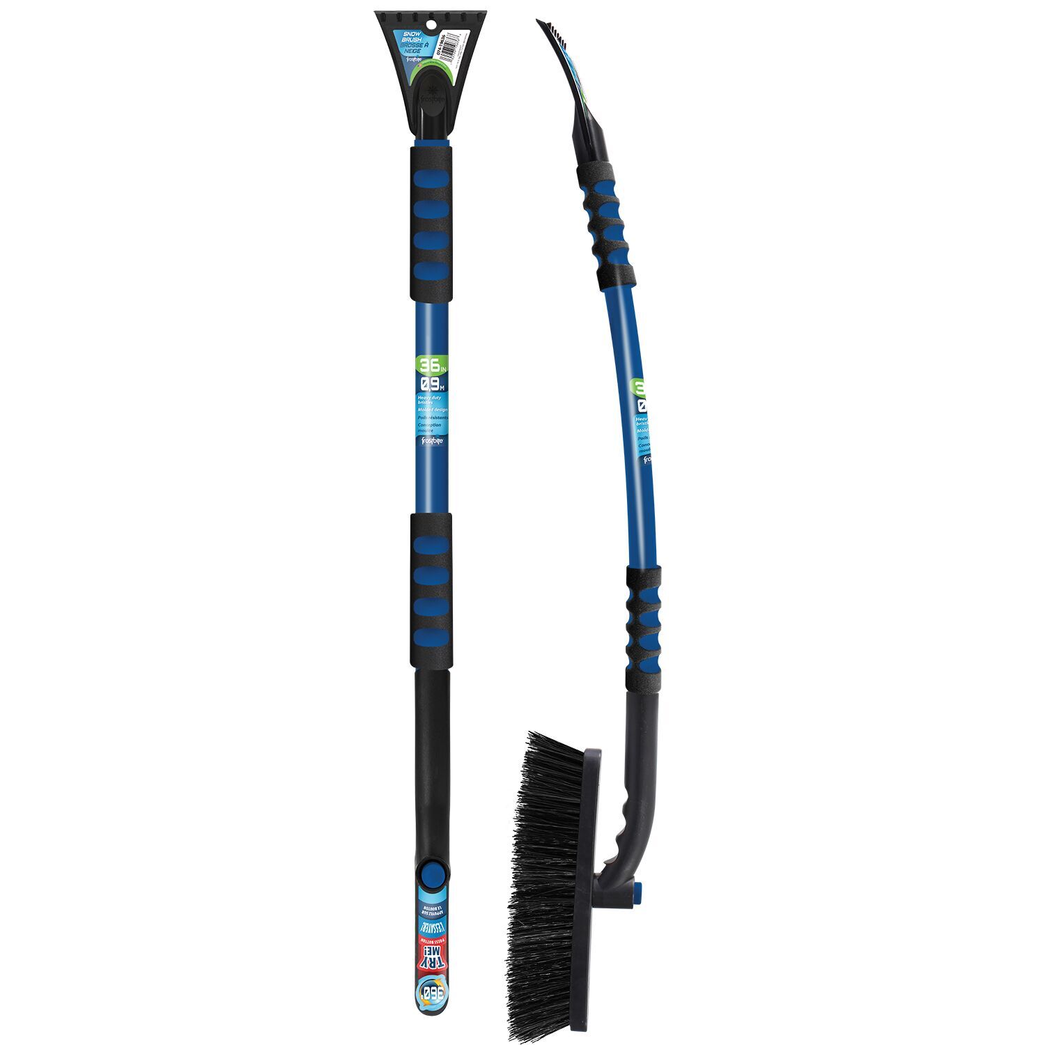 Frostbite Heavy Duty Snow Brush Assorted Colors, 36-In