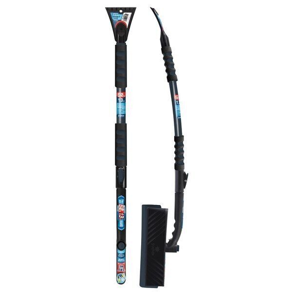 Frostbite Ice Scraper with Swivel Snow Broom, 36-In - 50-In